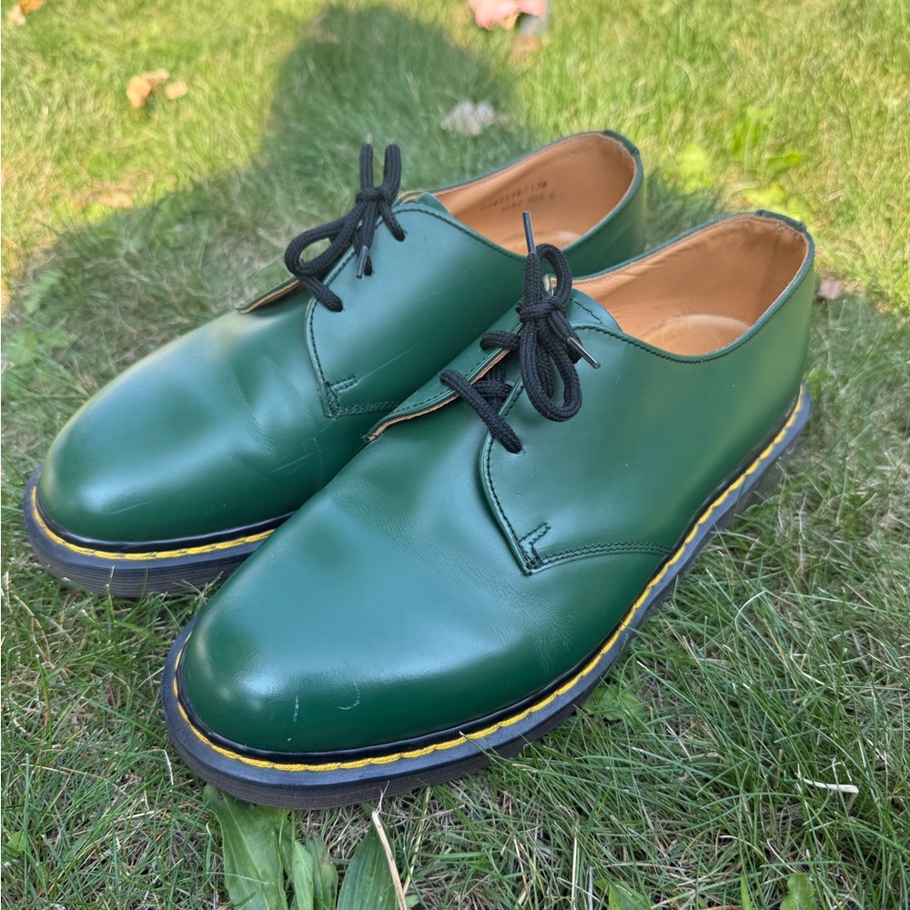 Dr. Martens Green Vintage UK Women's Oxfords